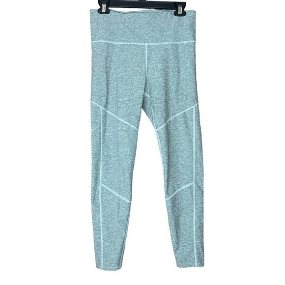 Joy Lab High Rise Marled Light Blue Leggings Size Large - Picture 1 of 10